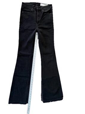 rag & bone Black Flared High-Rise Jeans Women’s size 27